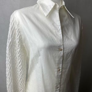 YIGAL delicate white shirt.